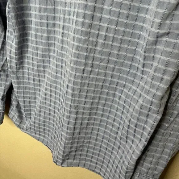 Moon Shine Spirit Shirt Mens XL Button Up Pearl Snap Long Sleeve Western Plaid - Picture 13 of 14